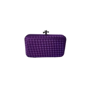 Bolsa Clutch Feminina de Festa Roxa