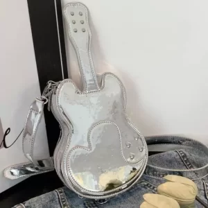 Bolsa Divertida em Formato de Guitarra