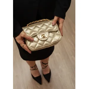 Bolsa Feminina Corrente Transversal Ombro Matelassê Lateral. - Imagem 3