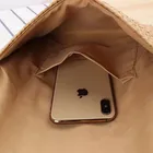Bolsa Praia Carteira 3em1 Atemporal Media Tendencia Acambamento dos ferragens Metal. - Imagem 3