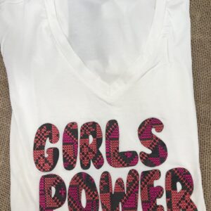 T-shirt baby look Girls Power