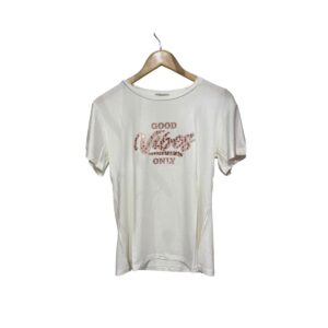 T-shirt baby look Good Vibes Only