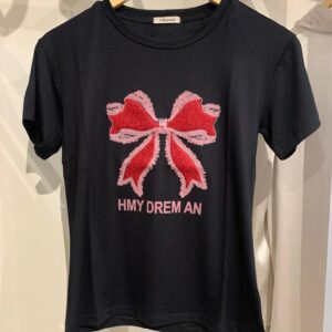 T-shirt Laço Pelúcia Vermelha