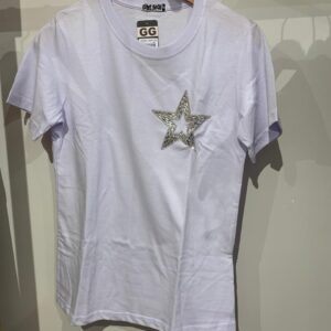 T-shirt baby look Estrela