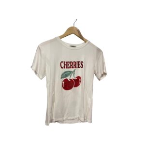 T-shirt baby look Cherries