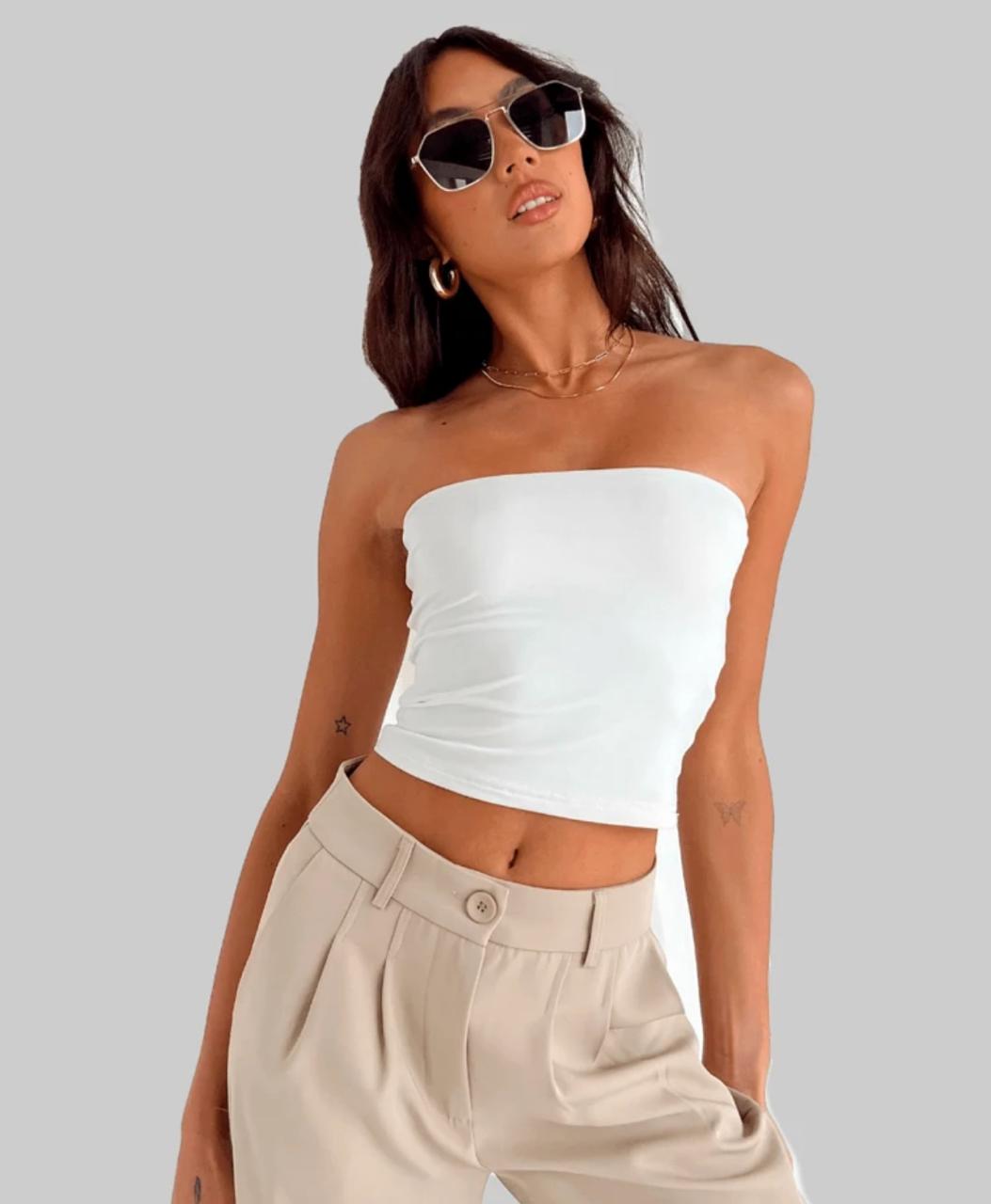 Blusa tomara que caia