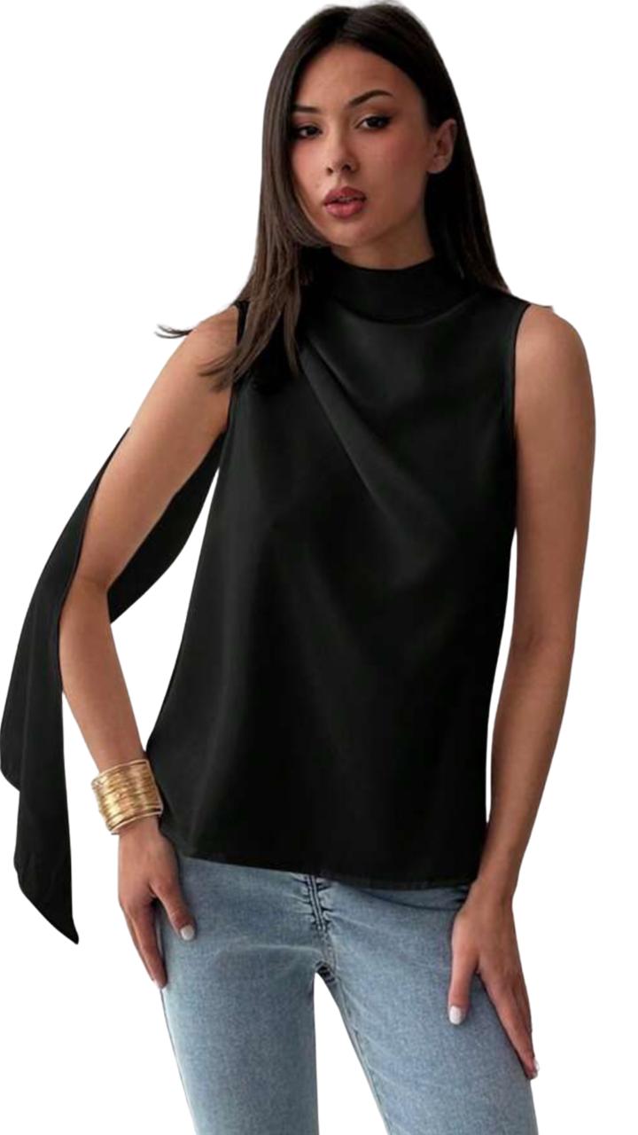 Blusa gola faixa