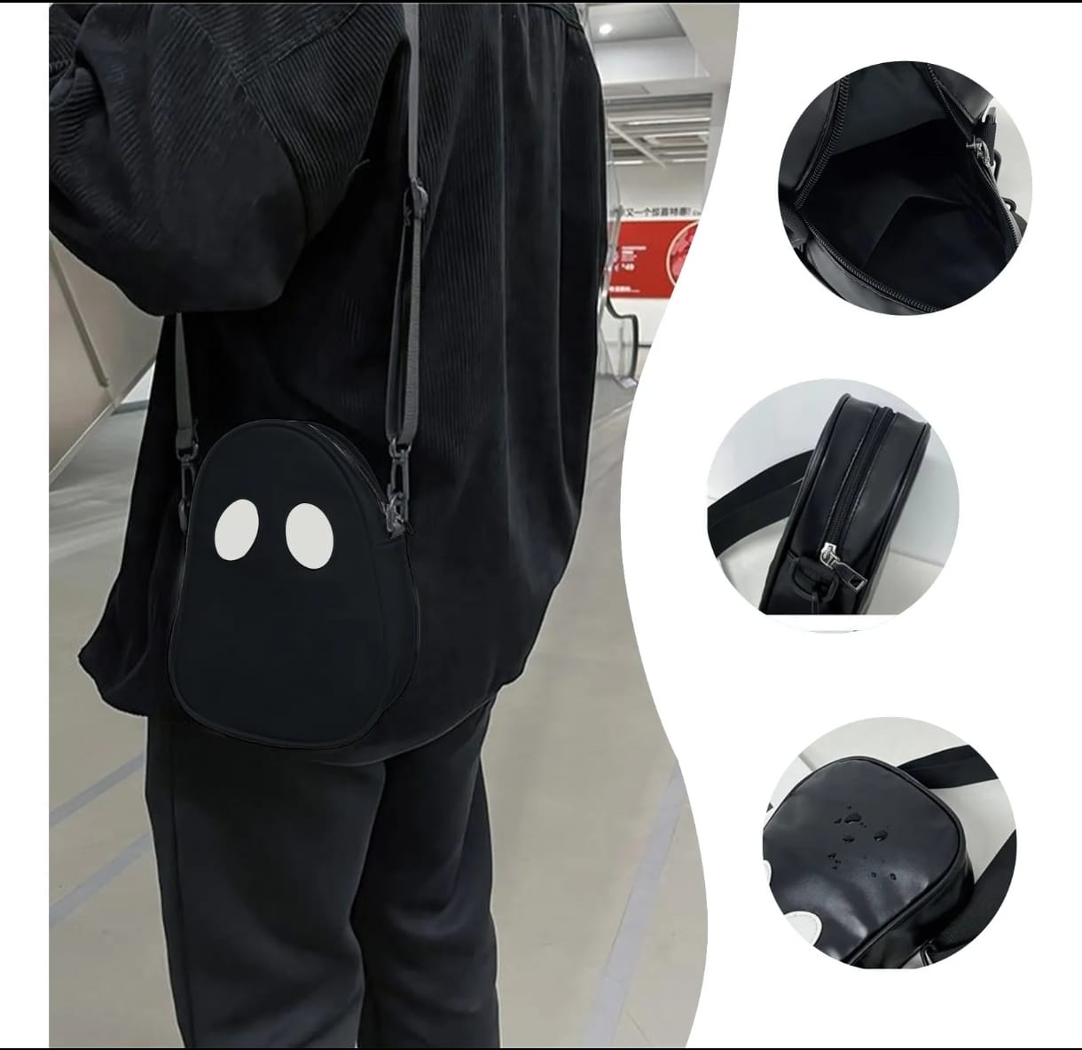 Bolsa de Ombro tiracolo Fantasma - Imagem 2