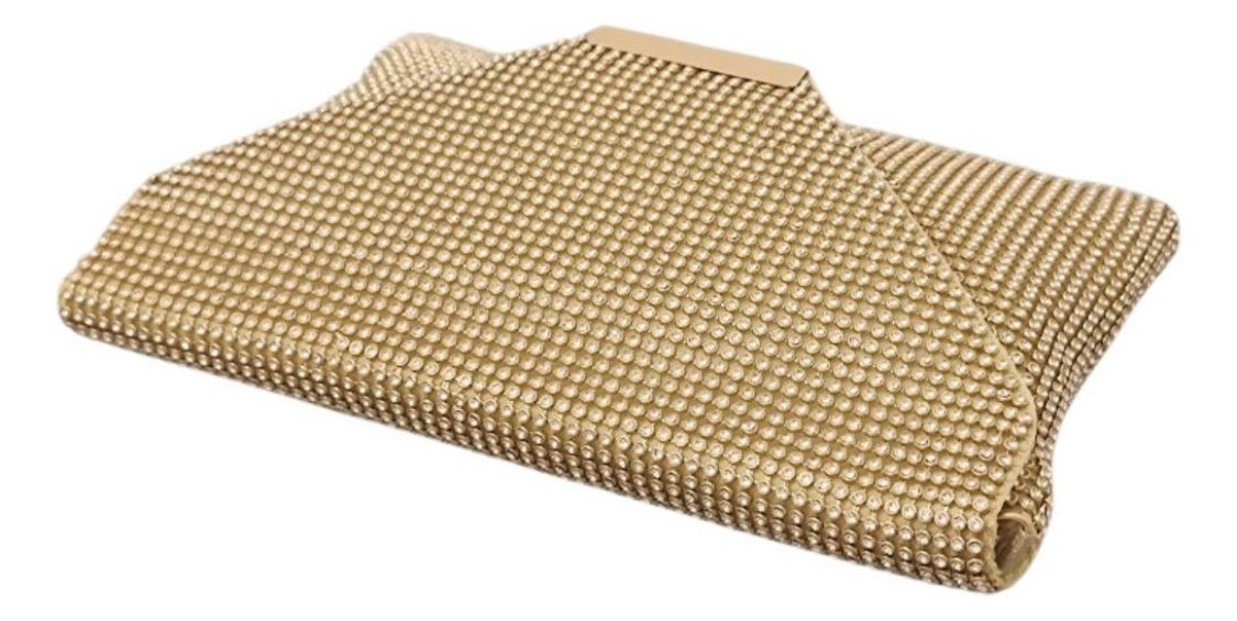 Bolsa Clutch Carteira Festa Brilho Strass Casamentos Baladas - Imagem 4