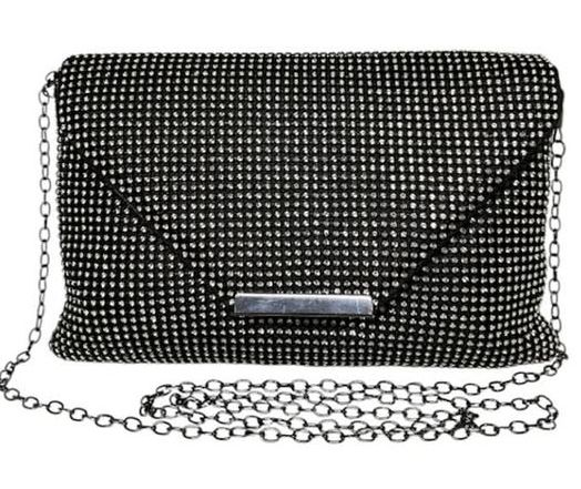 Bolsa Clutch Carteira Festa Brilho Strass Casamentos Baladas - Imagem 5