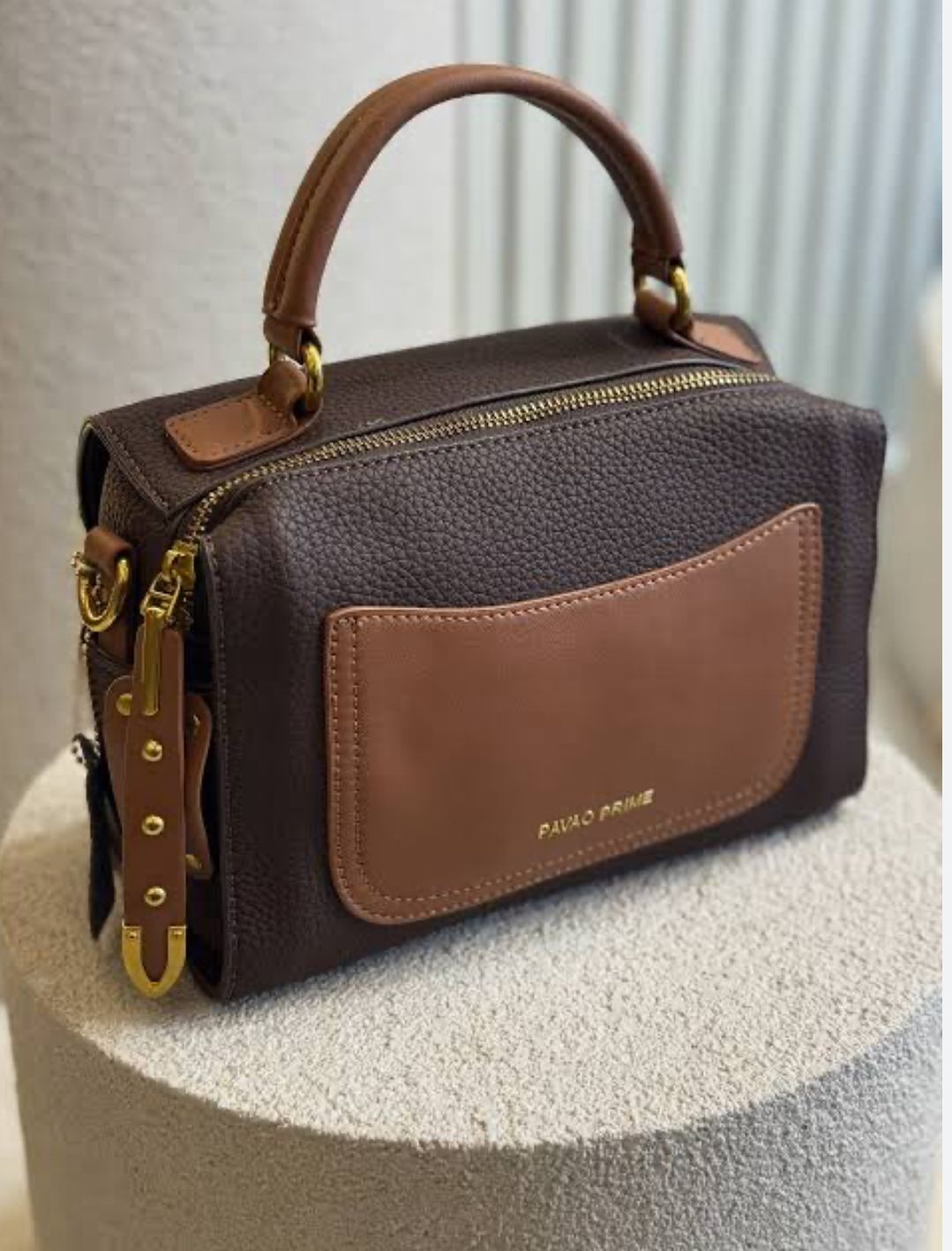 Bolsa Baú Feminina Casual com 2 alças