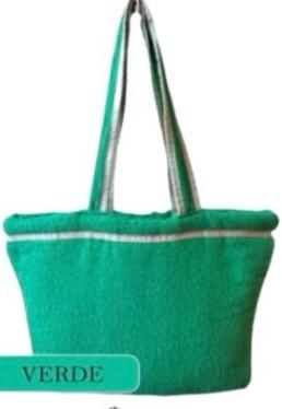 Bolsa atoalhada de praia